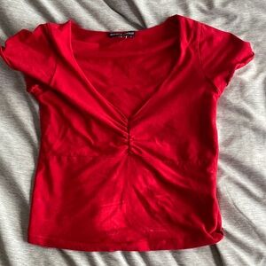 BRANDY MELVILLE red crop top